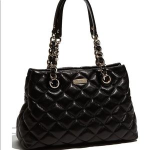 Kate Spade Maryanne Gold Coast Quilted Black